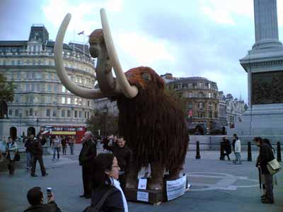2 mammoth in central london