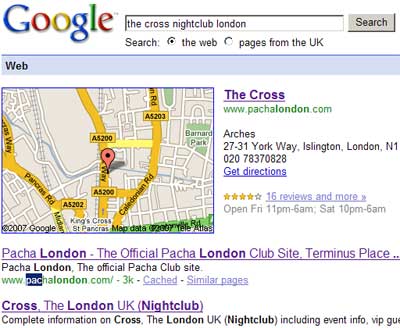 The cross nightclub london